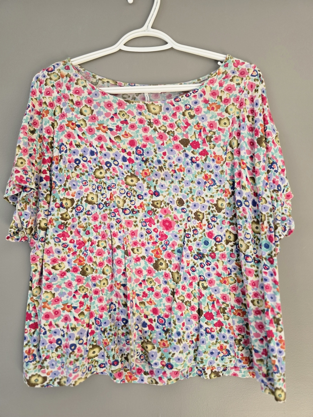 French Connection Multi-colour Floral Short Sleeve Tee